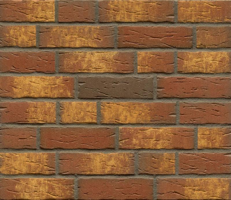 Klinker 6686 bunt-geflammt-antik