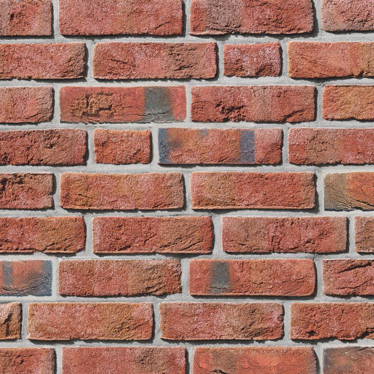 Klinker 8001 Formback-hellrot-bunt, Dolomit
